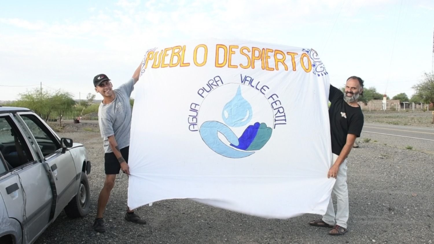 La caravana que une pueblos contra los rompetormentas y