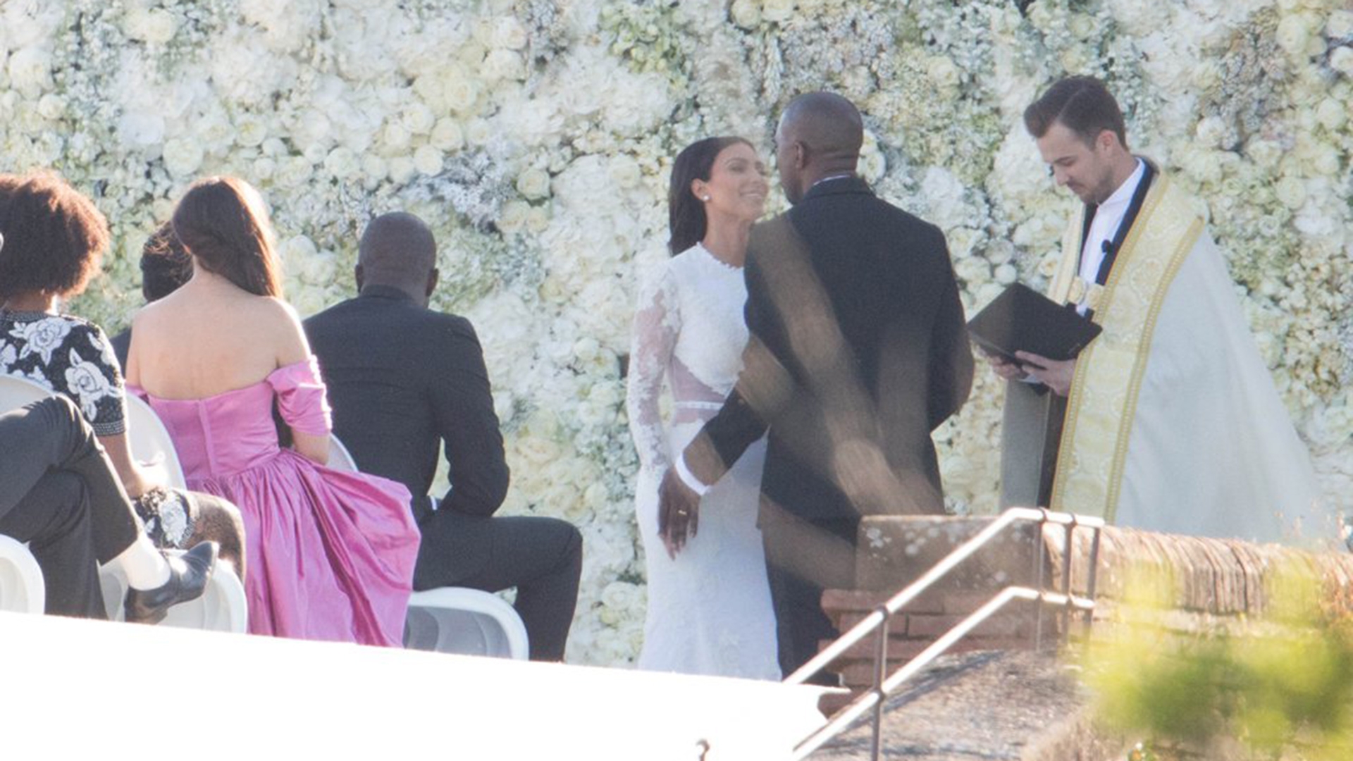 Su boda tuvo lugar en un castillo en Florencia