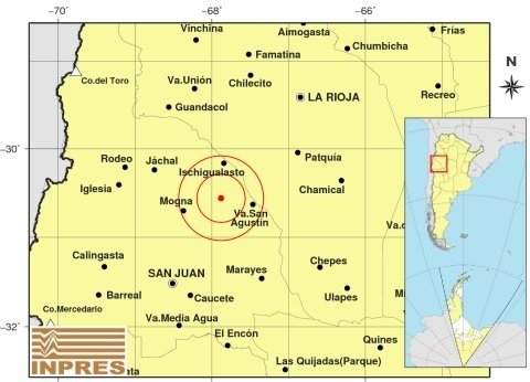 Un sismo de 5.1 grados se registró en San Juan: se sintió también en Mendoza, Córdoba y La Rioja