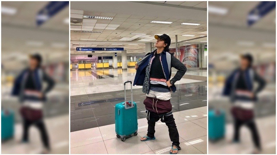 Una mujer se puso toda su ropa para no pagar en el aeropuerto