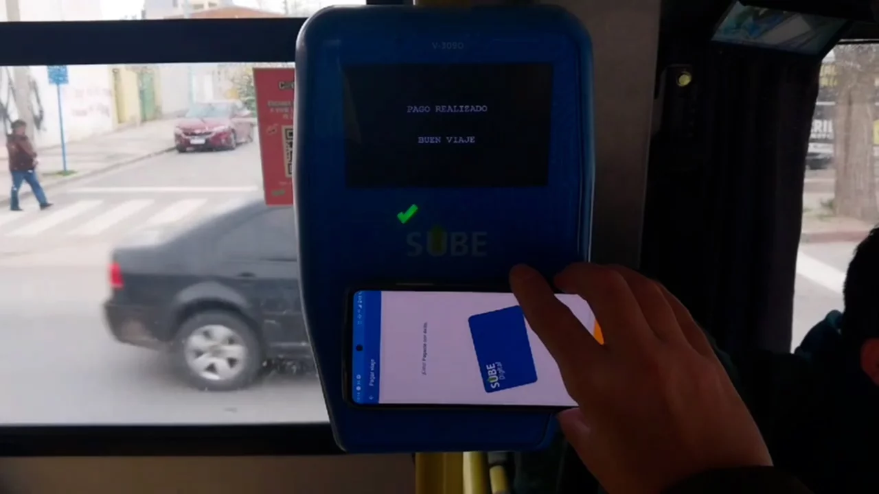 SUBE Digital: en San Juan ya se puede pagar el boleto con el celular